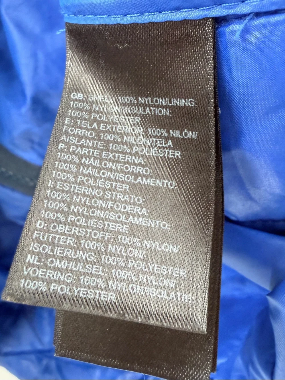 North Face Thermoball Jacket Blue Insulated Full Zip Puffer Outerwear XL